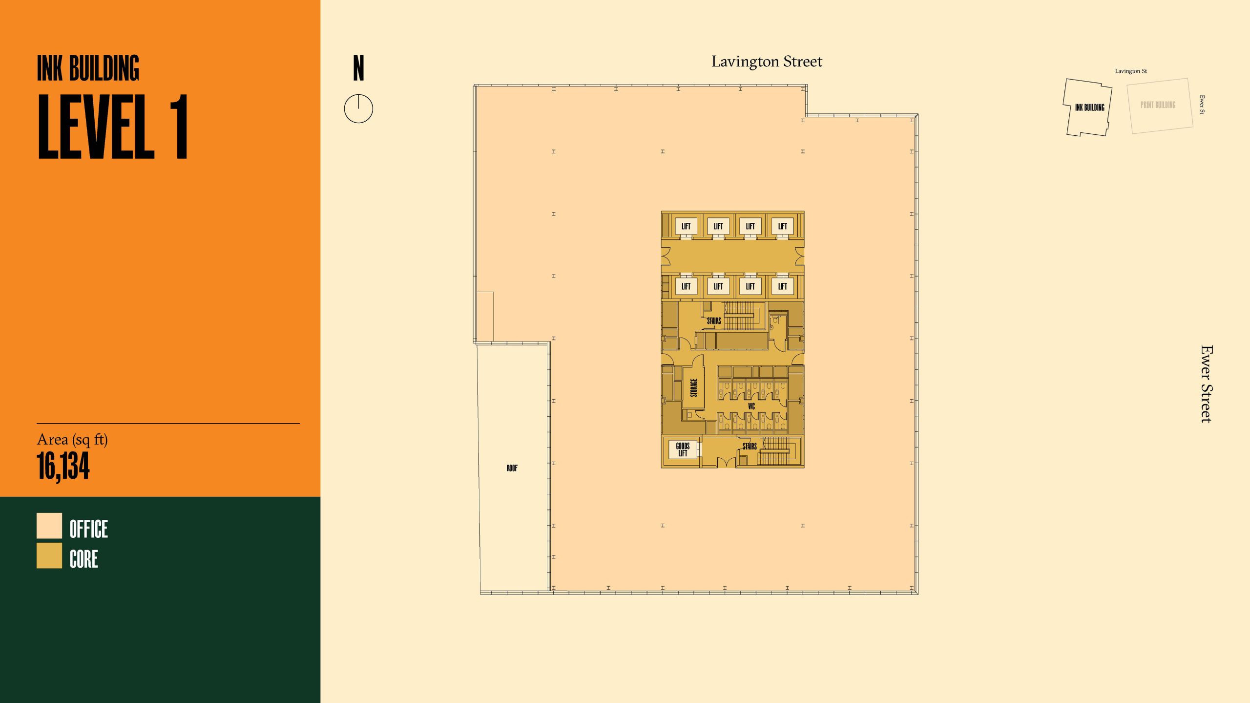 Ink building level 1 floorplan