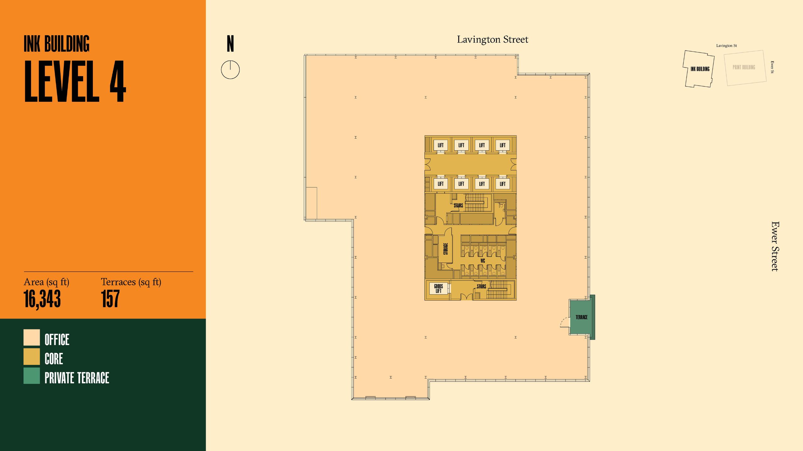 Ink building level 4 floorplan