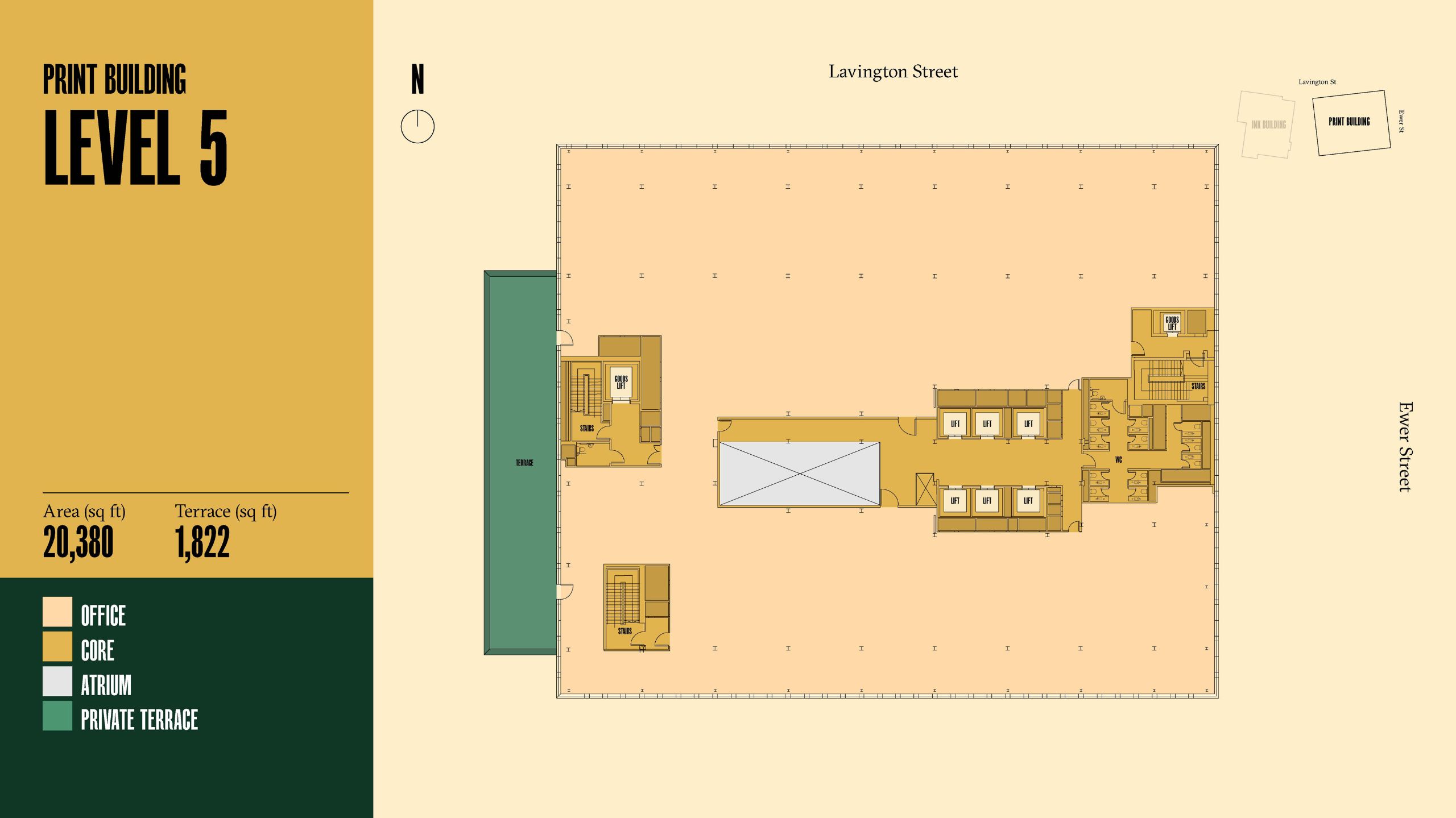 Print building level 5 floorplan