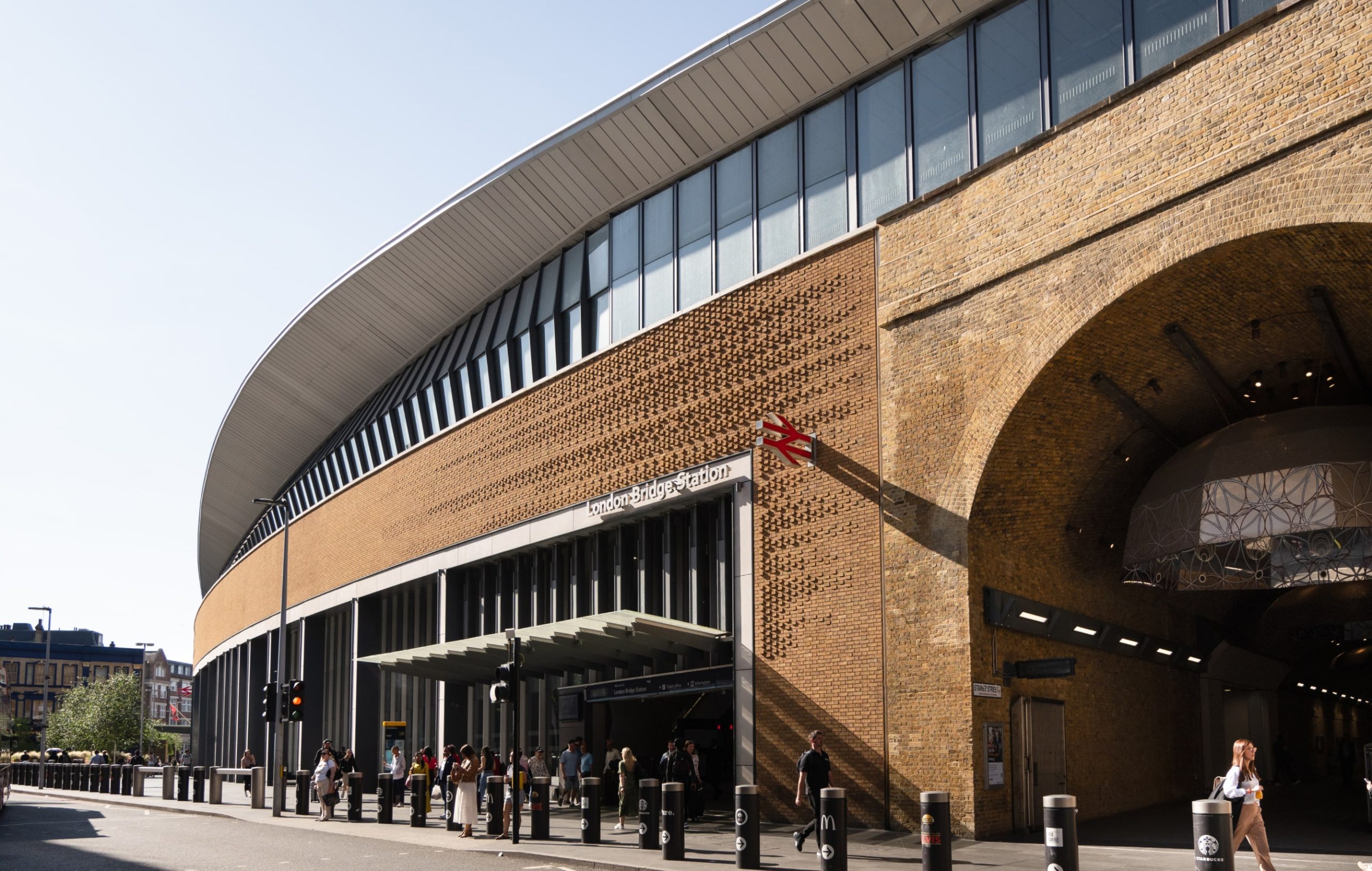 The outside of London Bridge Station