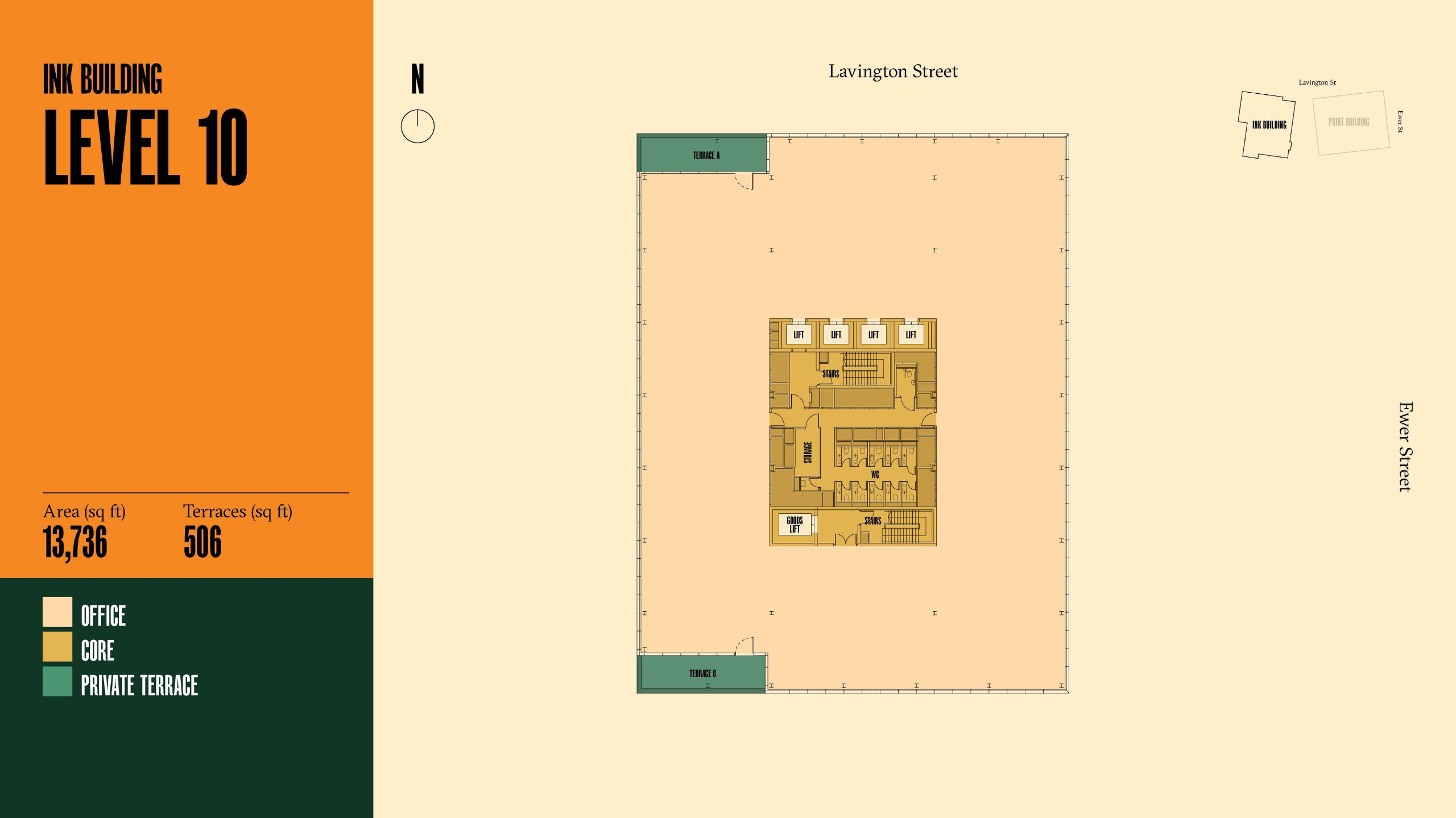 Ink building level 10 floorplan
