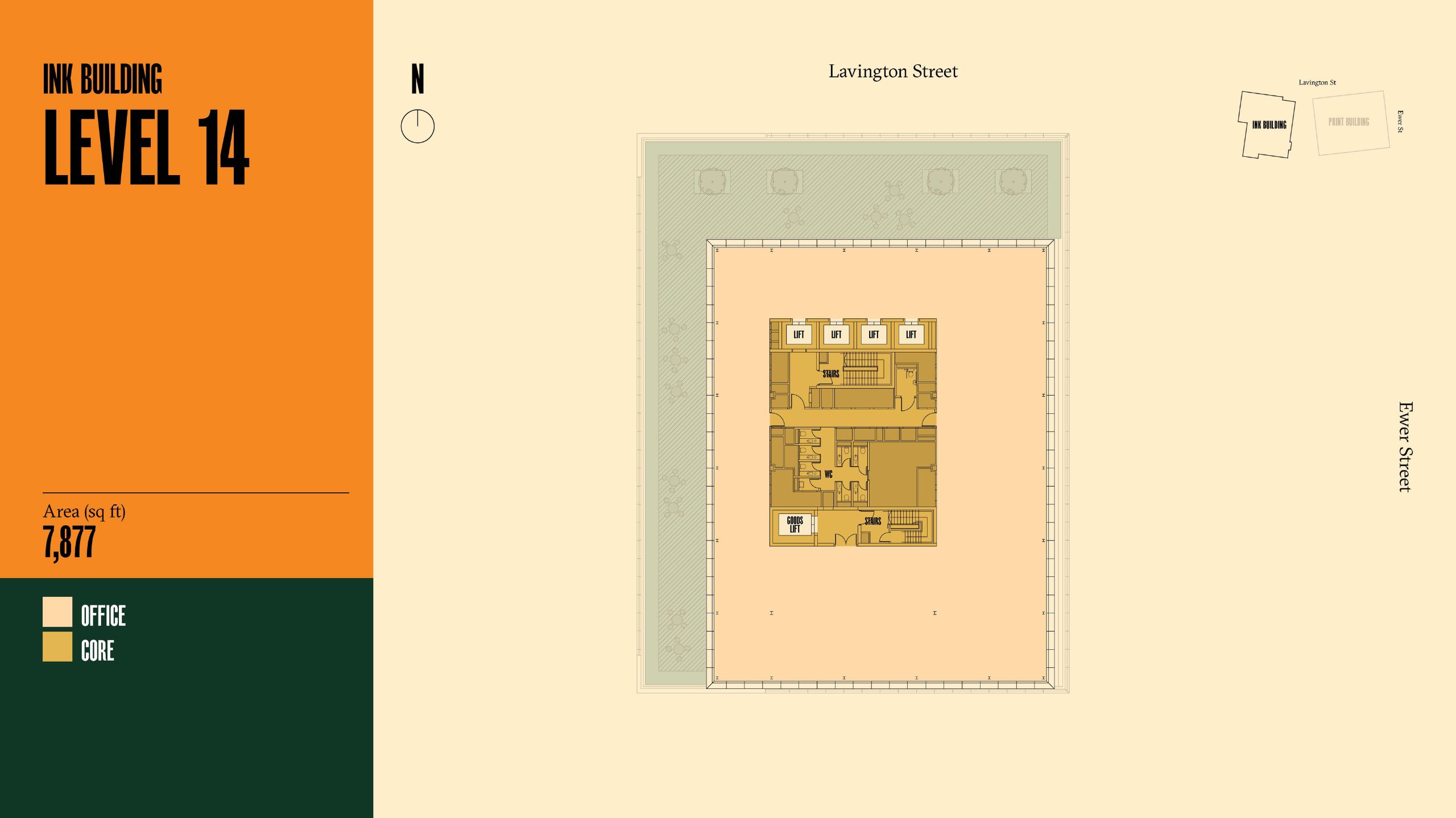 Ink building level 14 floorplan