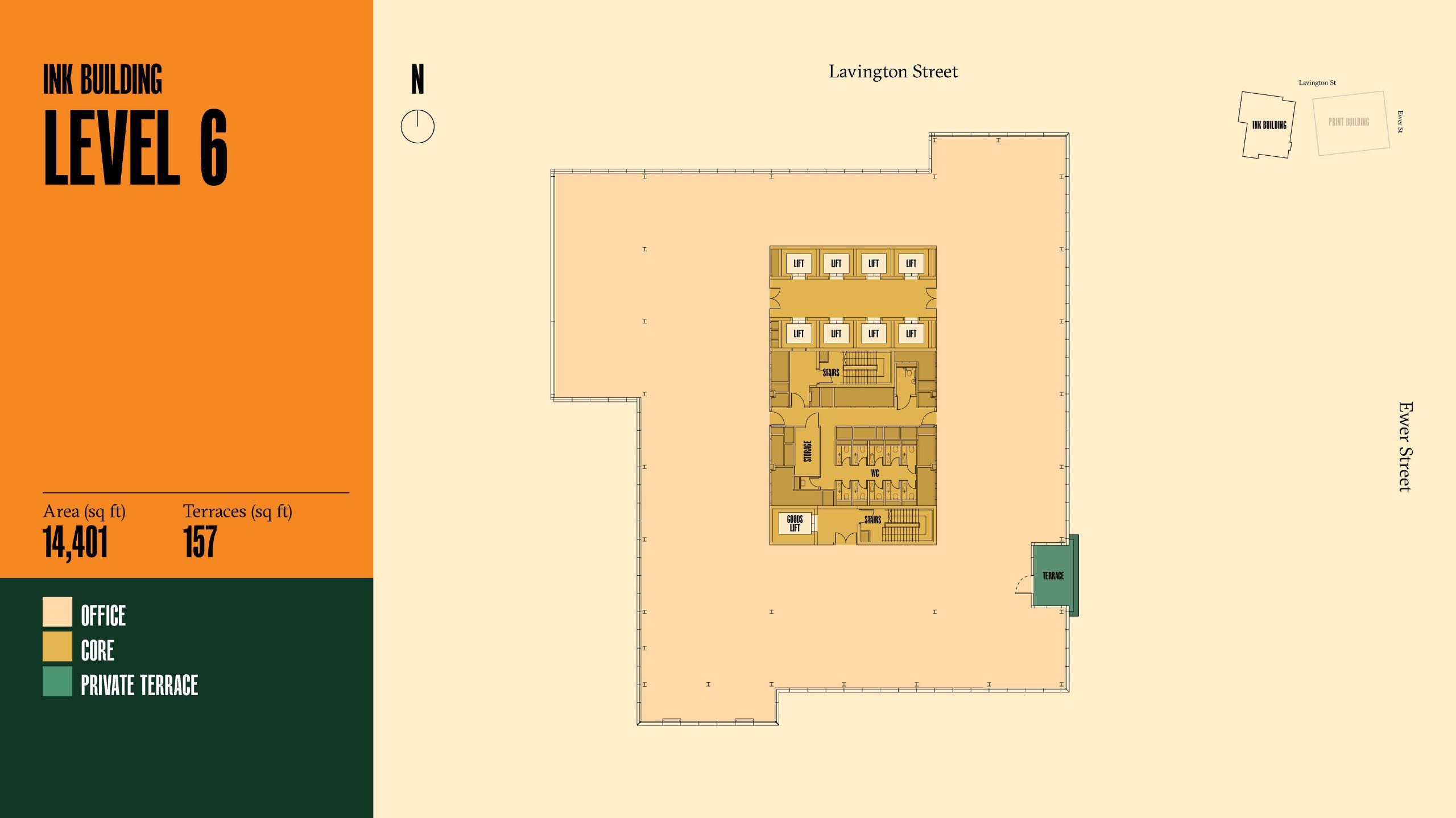 Ink building level 6 floorplan