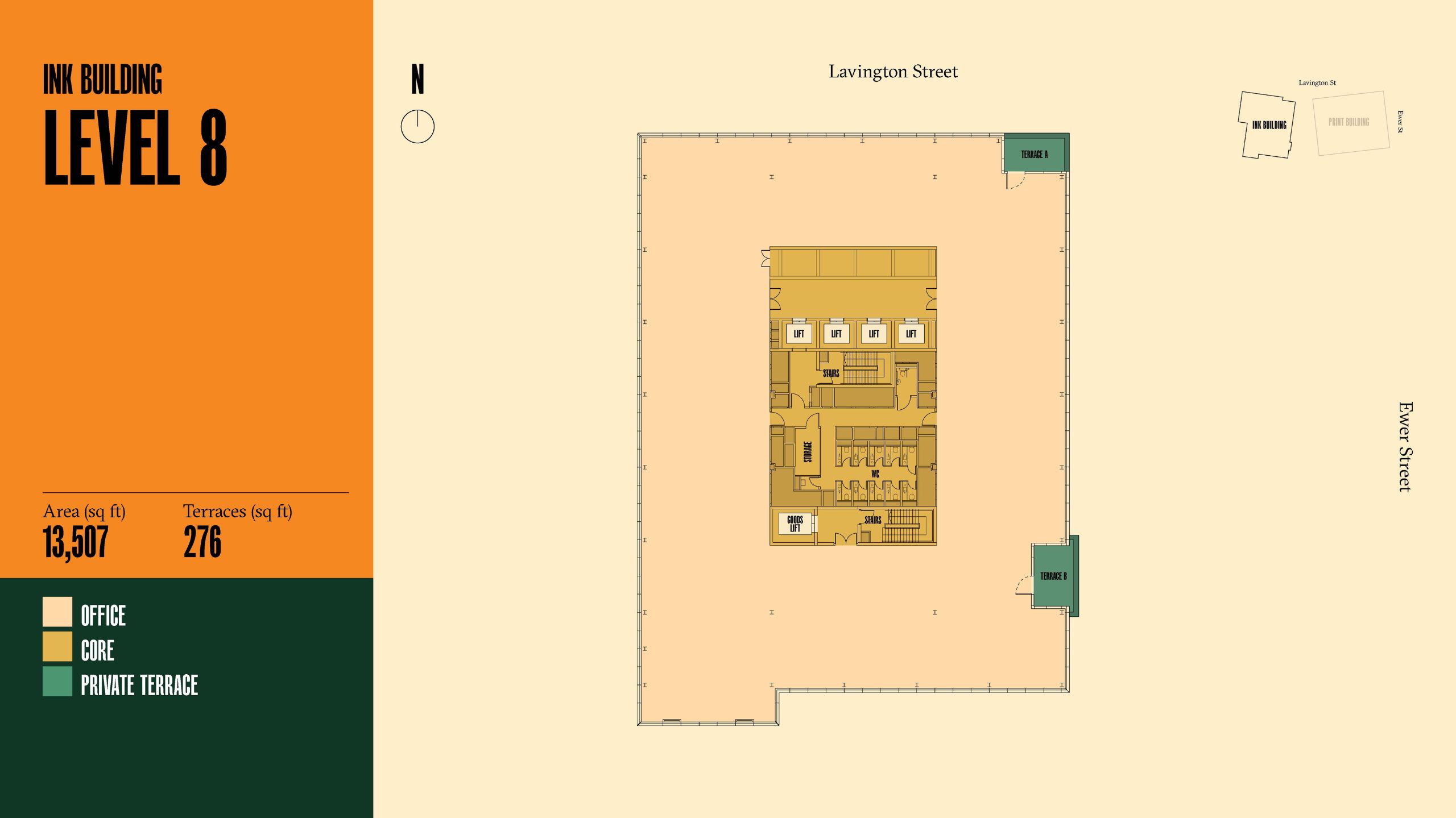 Ink building level 8 floorplan